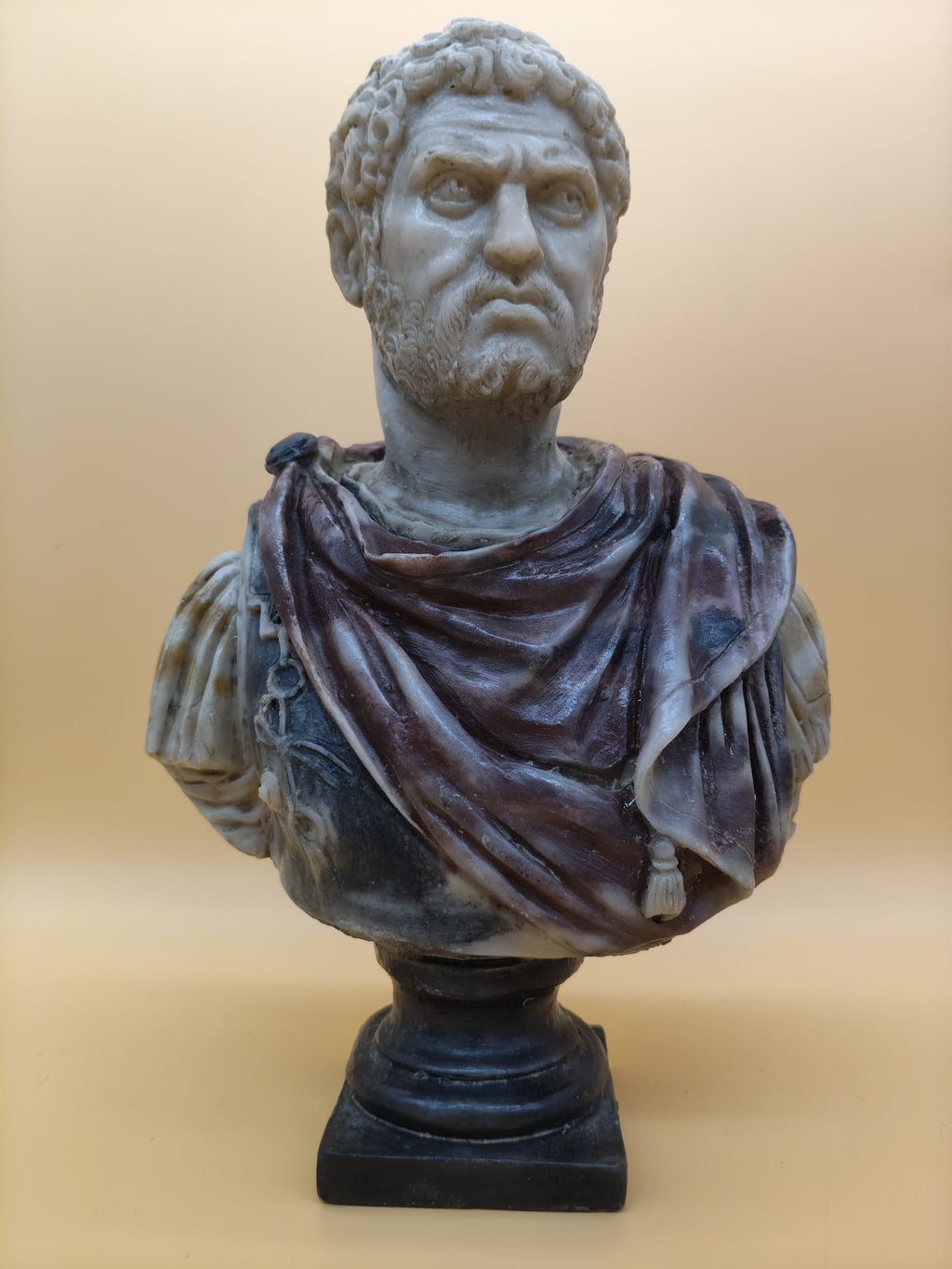 Emperor Caracalla Marble Bust | Roman Empire Sculpture Decor