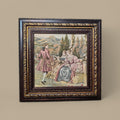 Vintage Tapestry Wall Art | Rococo Style Framed Textile Decor