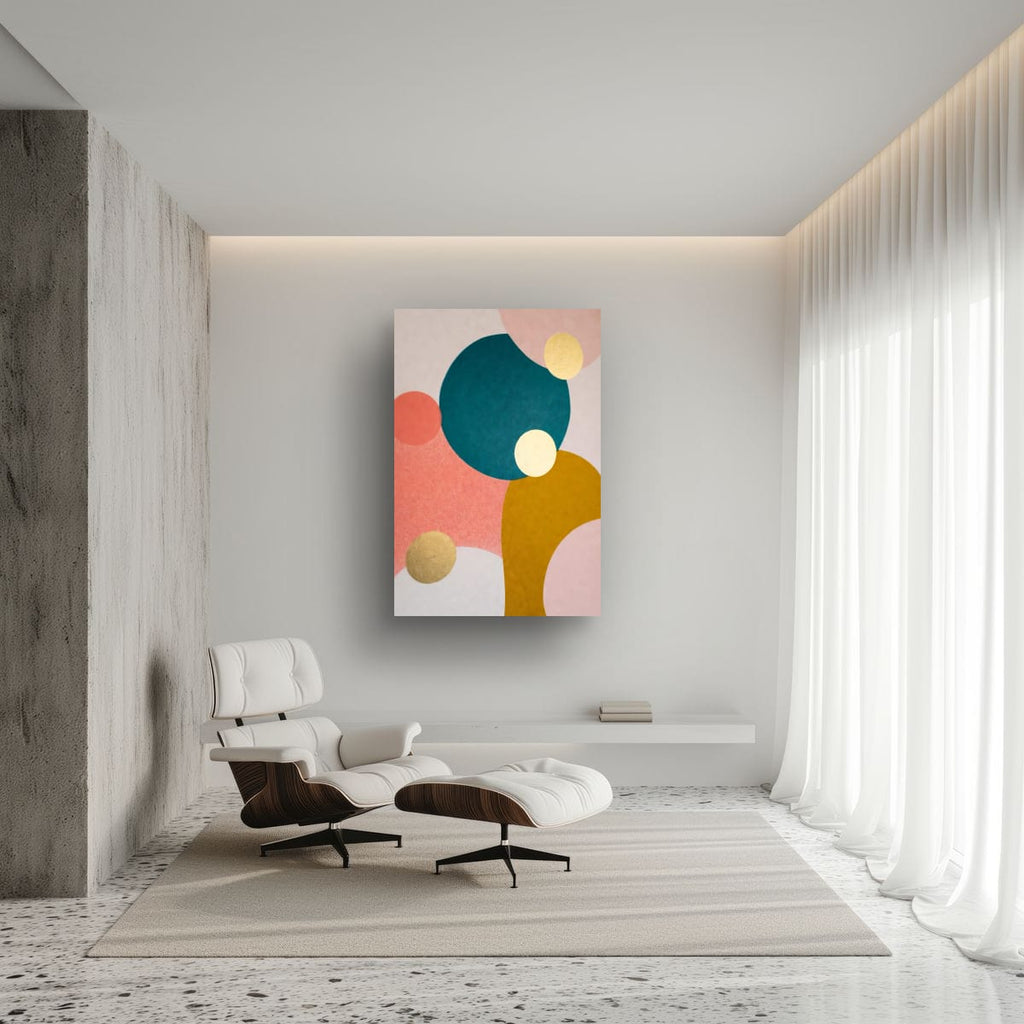 Minimalist Circle Artwork | Contemporary Abstract Canvas