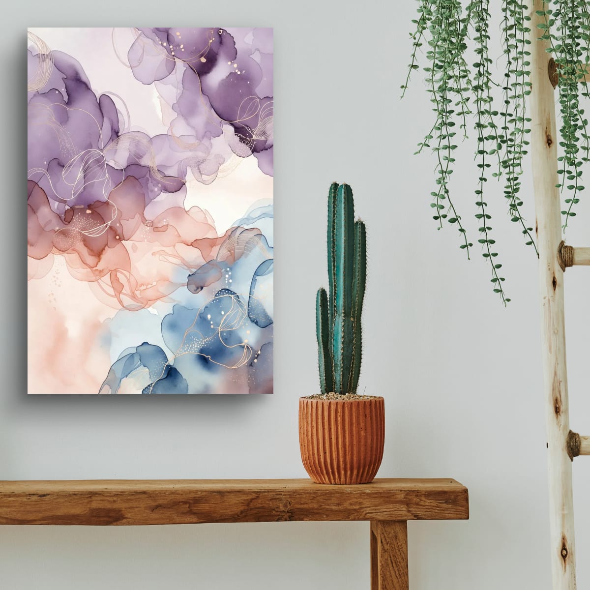 Dreamy Pastel Wall Art | Contemporary Abstract Canvas