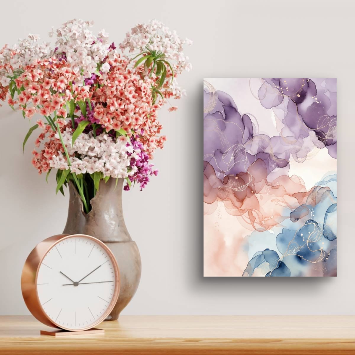 Pastel Cloud Abstract Wall Art | Modern Scandinavian Decor