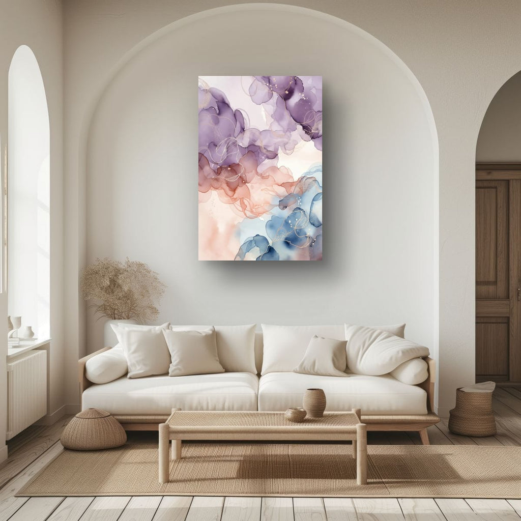 Contemporary Ink Flow Artwork | Luxury Abstract Canvas Print