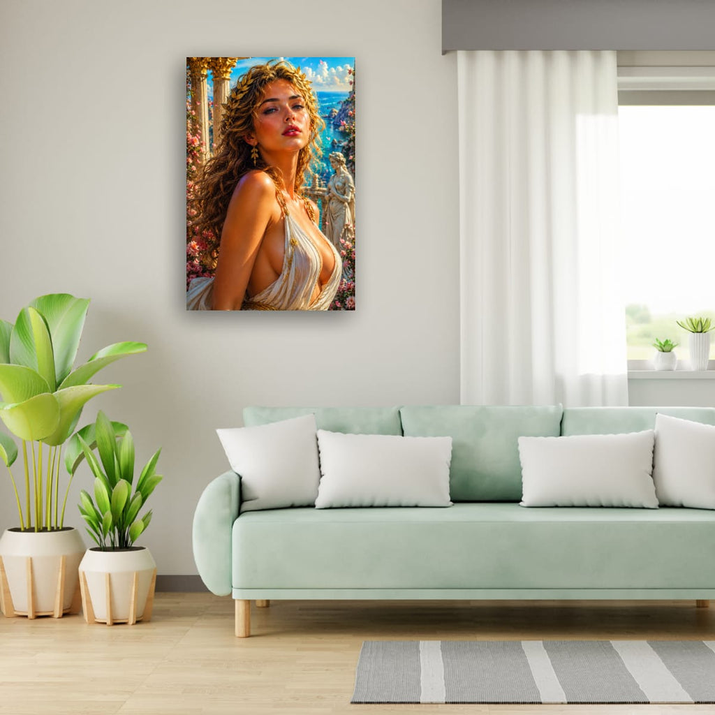 Renaissance Inspired Woman Canvas | Luxury Classical Artwork