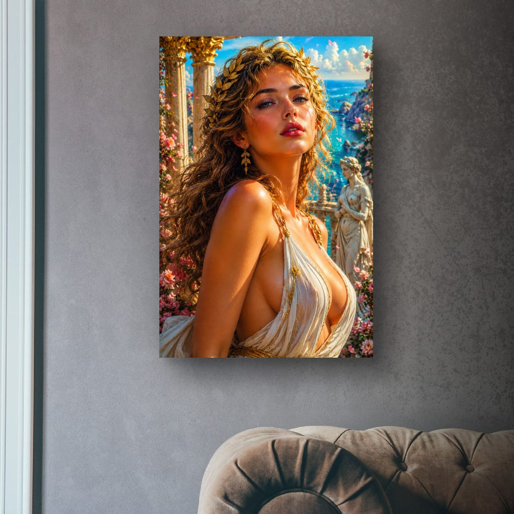 Mythological Woman Canvas Print | Heavenly Garden Artwork