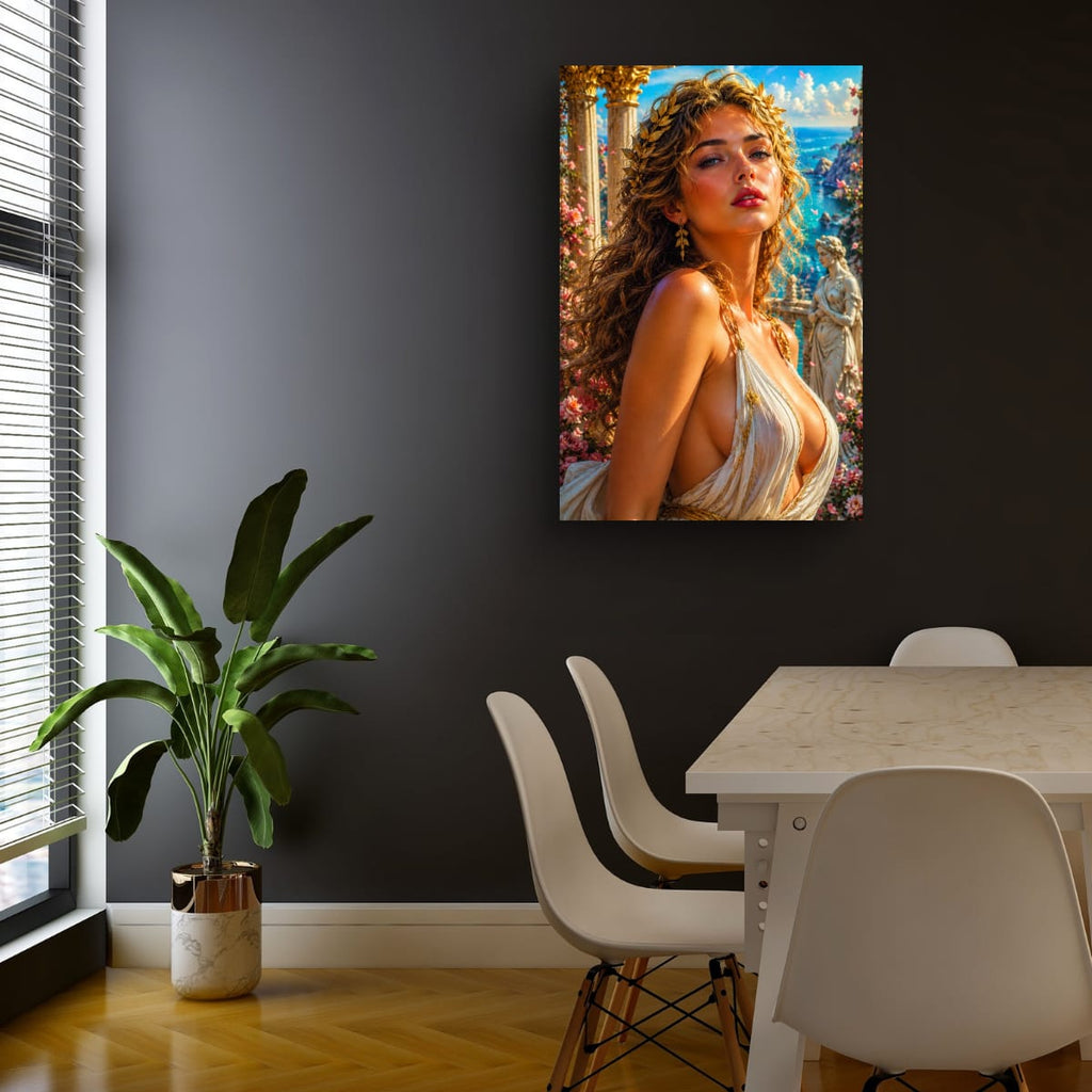 Divine Feminine Wall Art | Luxury Greek Inspired Canvas