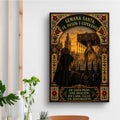 Holy Week in Seville Poster | Religious Spanish Decor on Rolled Canvas