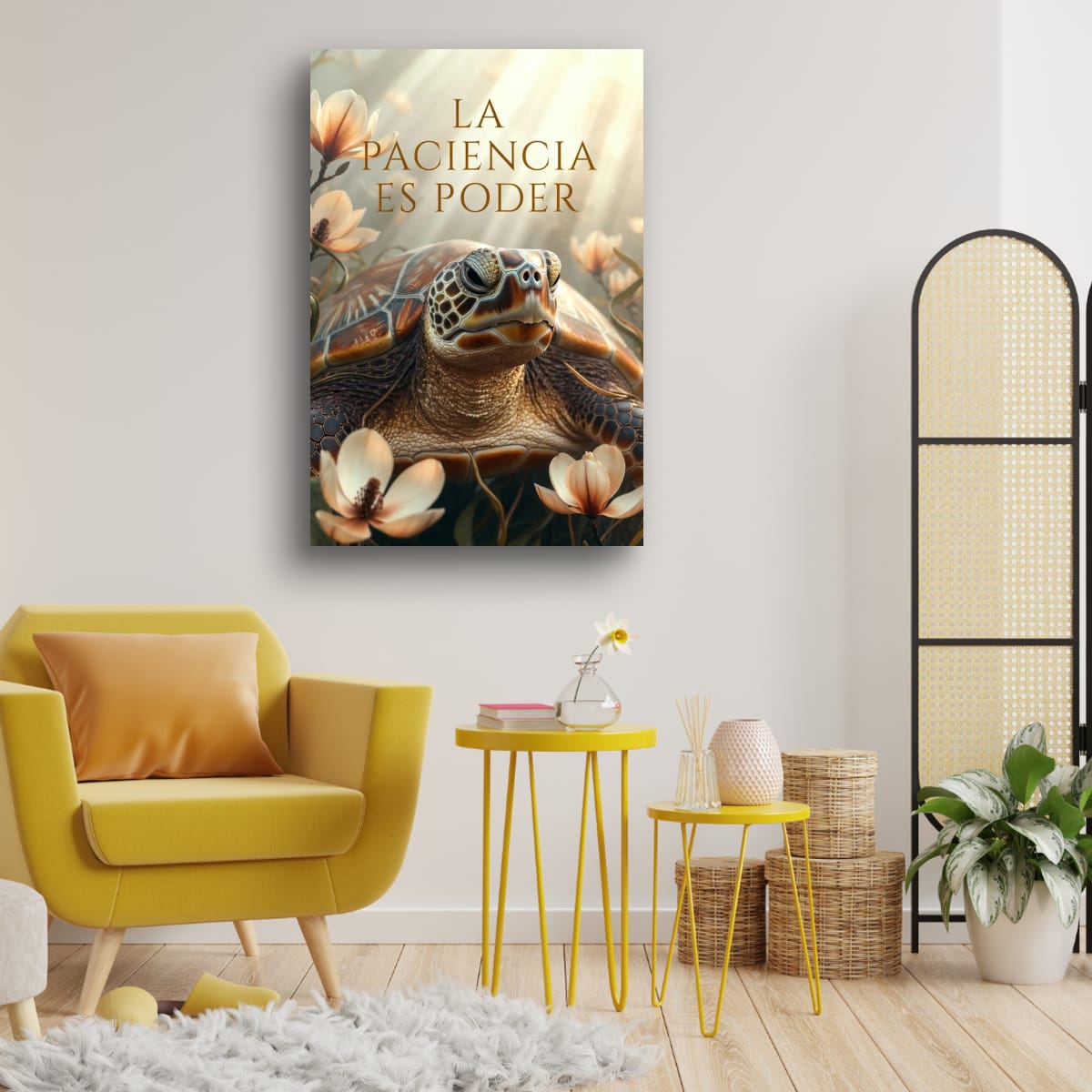 Elegant Sea Turtle Canvas | Serenity Inspired Wall Art