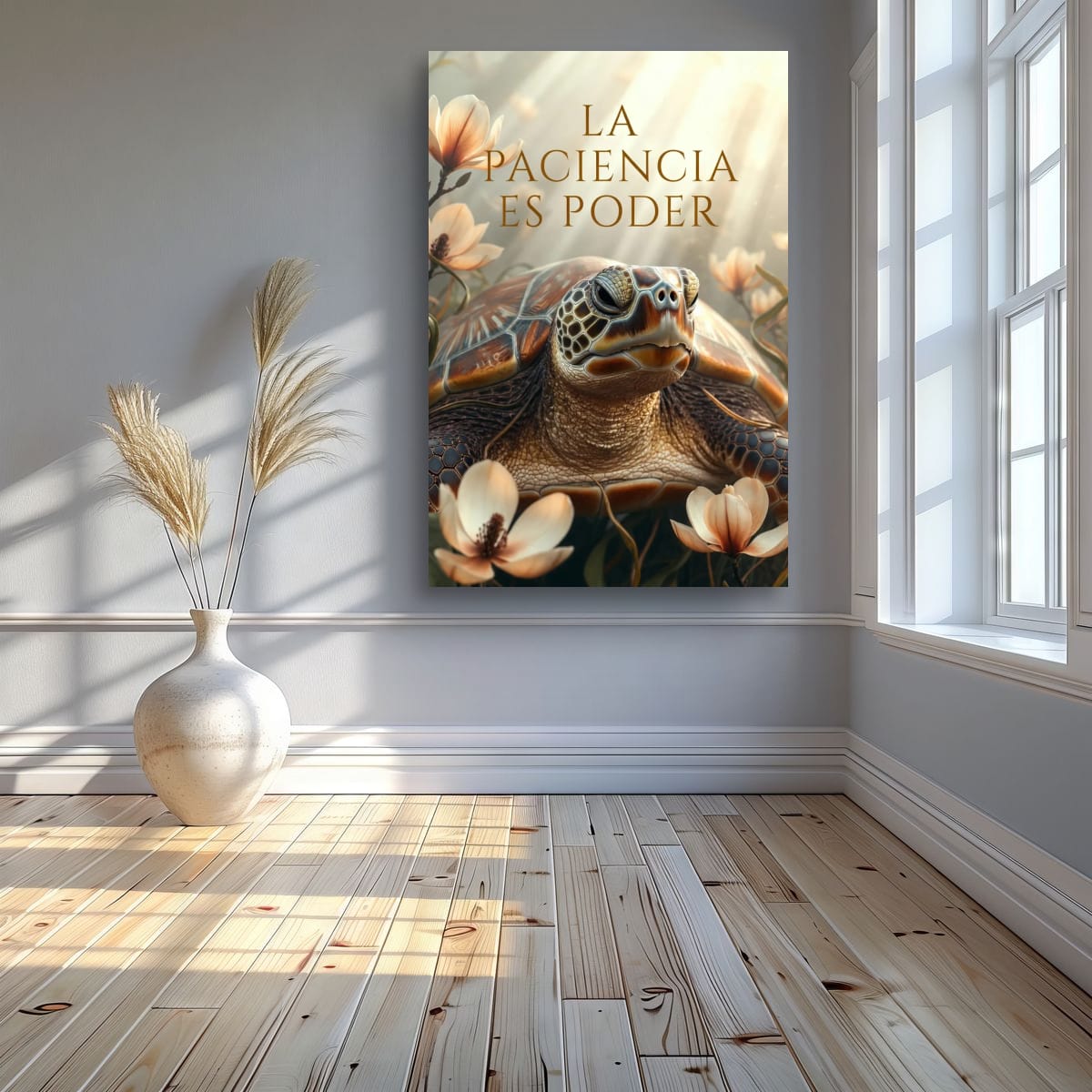 Turtle Spirit Animal Poster | Motivational Coastal Decor