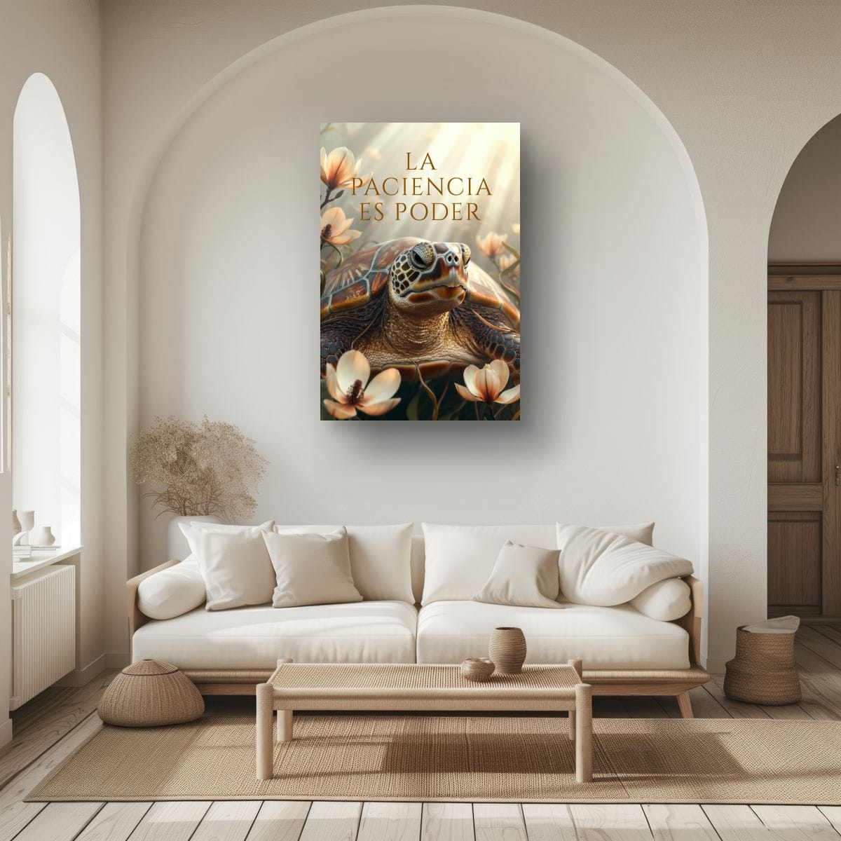 Inspirational Turtle Canvas Print | Calm Nature Wall Art