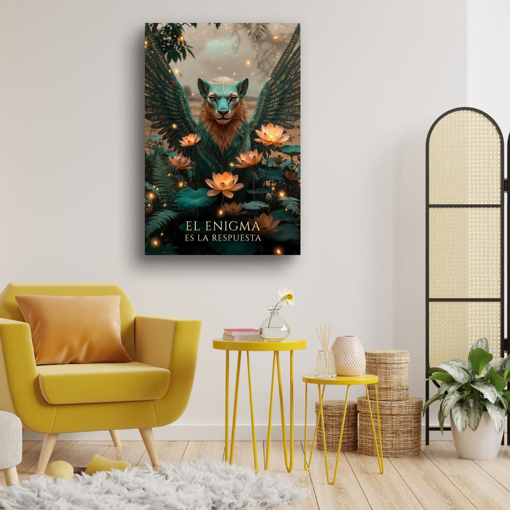 Celestial Guardian Animal Art | Magical Creature Canvas