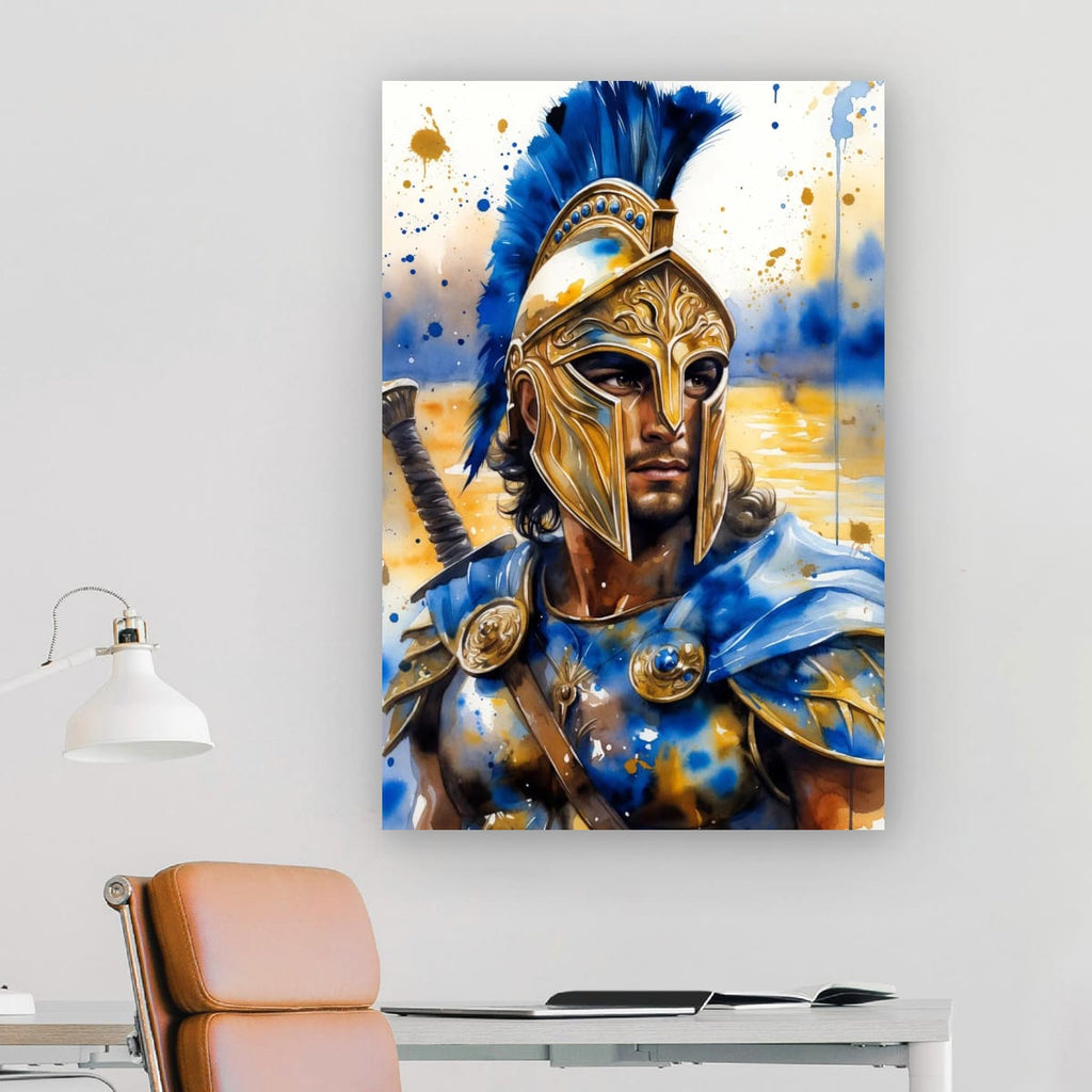 Ancient Greek Soldier Poster | Legendary Warrior Artwork