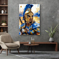 Greek Warrior Canvas Print | Ancient Spartan Wall Art