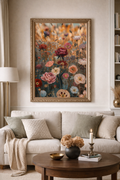 Romantic Wildflower Canvas | Elegant Floral Wall Art