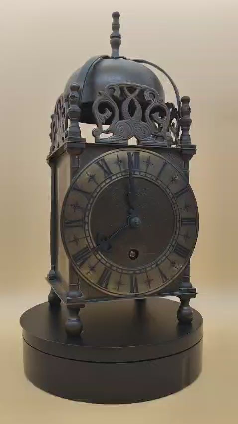 Ornate Vintage Mantel Clock | Gothic Roman Numeral Clock