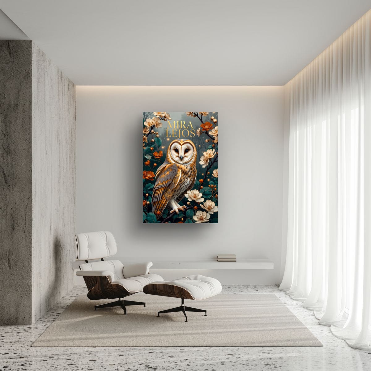 Woodland Owl Canvas Print | Nature Inspired Home Decor