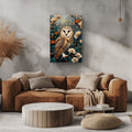 Wise Owl Canvas Print | Inspirational Nature Wall Art