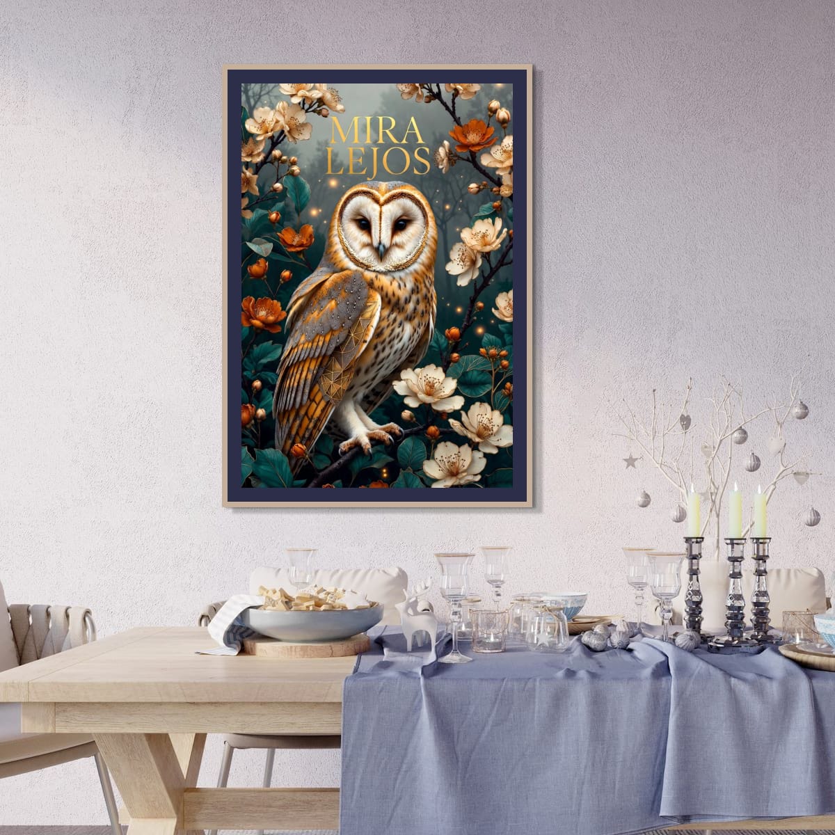 Owl Spirit Animal Print | Forest Inspired Wall Decor
